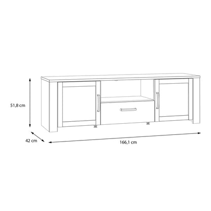 Whisper TV Unit in Grey