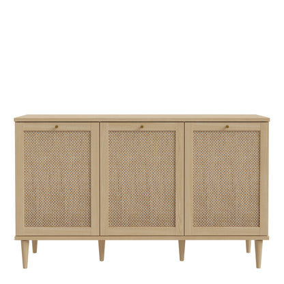 Calasetta 3 Door Sideboard in Rattan