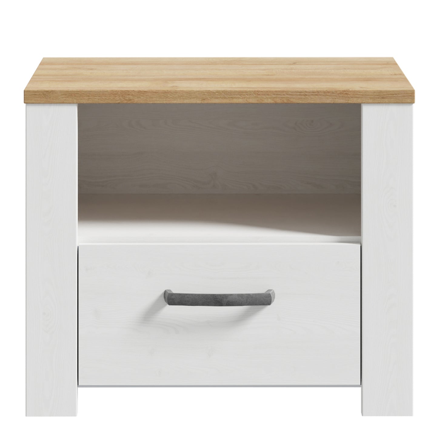 Whisper Bedside Table in White