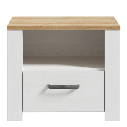 Whisper Bedside Table in White
