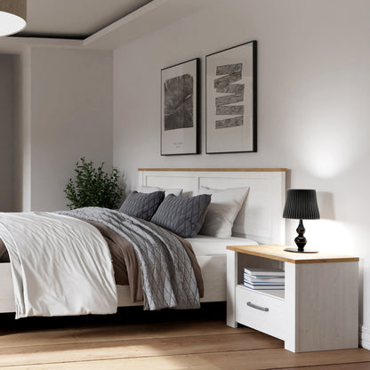 Whisper Bedside Table in White