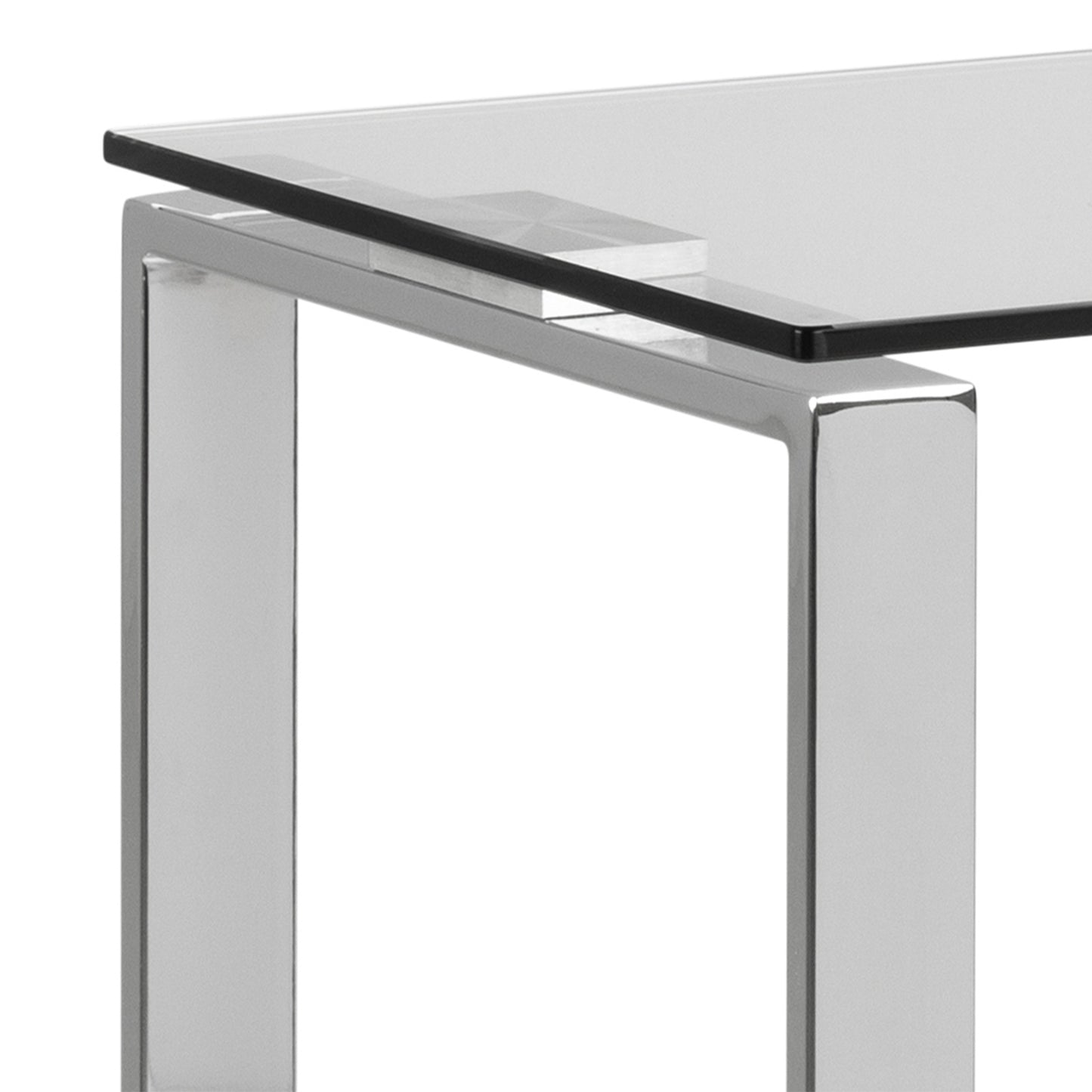Element Console Table with Glass Top