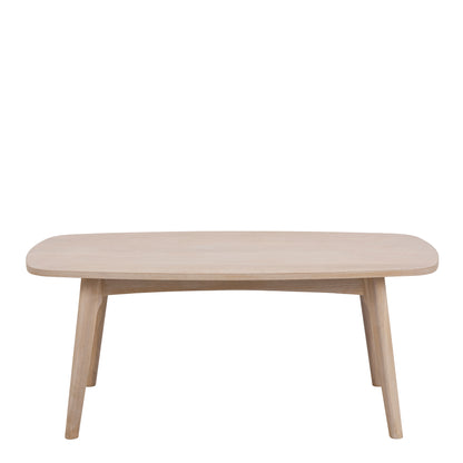 Echo Coffee Table in White Oak