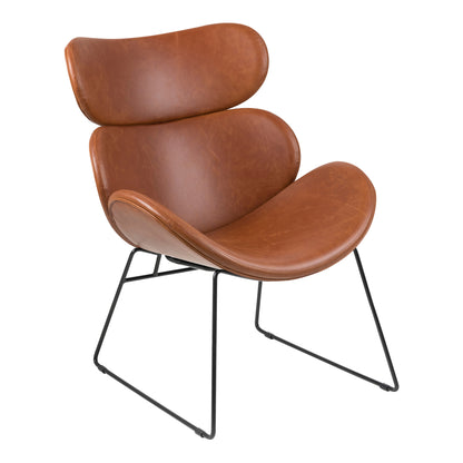 Alston Lounge Chair in Brown
