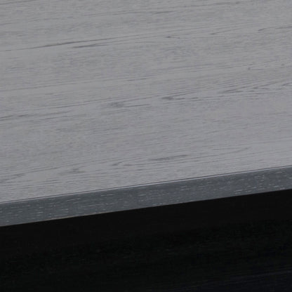 Echo Coffee Table with Open Shelf in Black