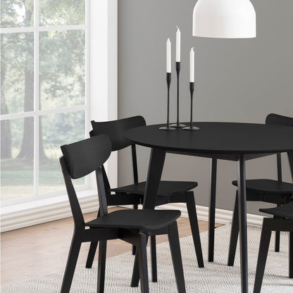 Orion Round Dining Table in Black