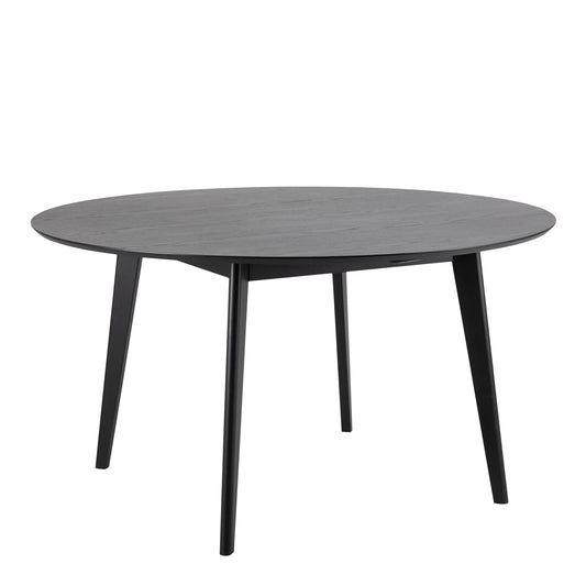 Orion Round Dining Table in Black 140cm