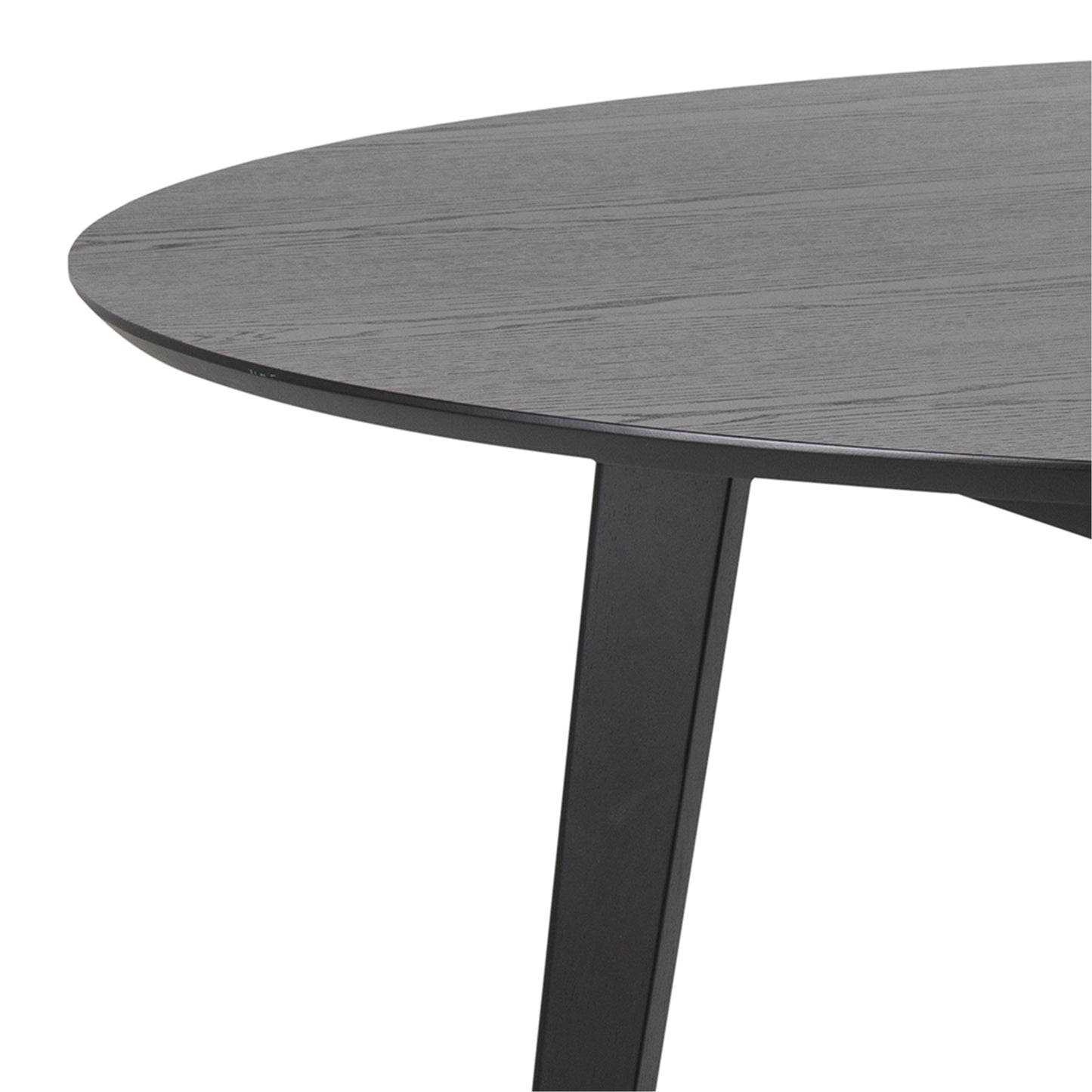 Orion Round Dining Table in Black 140cm