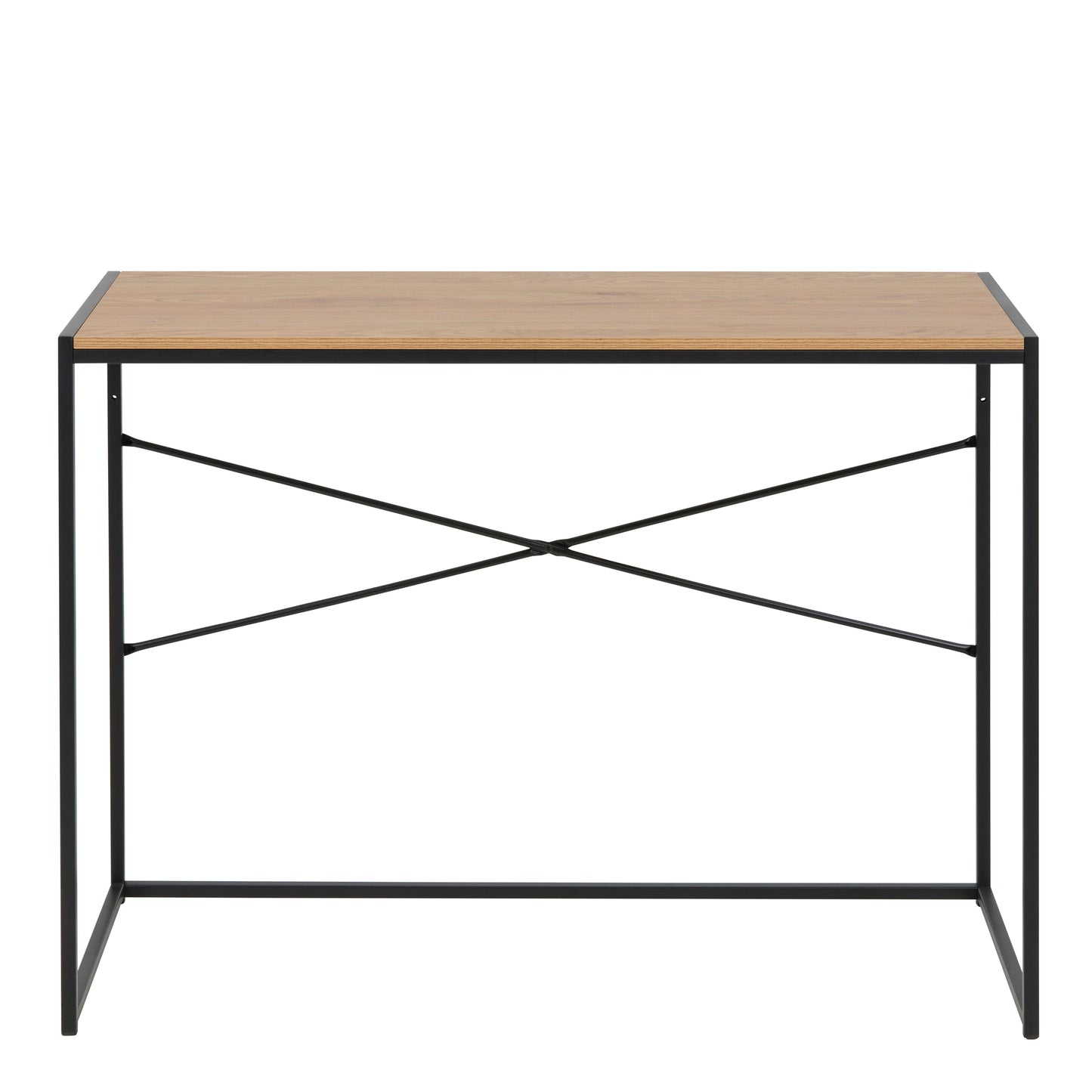 Seaford Desk in Black & Oak