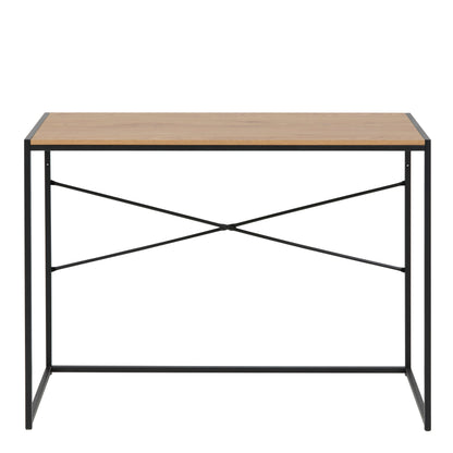 Seaford Desk in Black & Oak