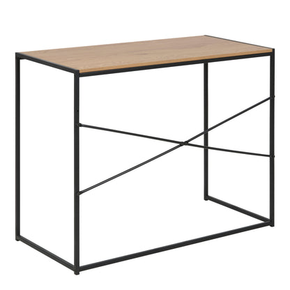 Seaford Desk in Black & Oak