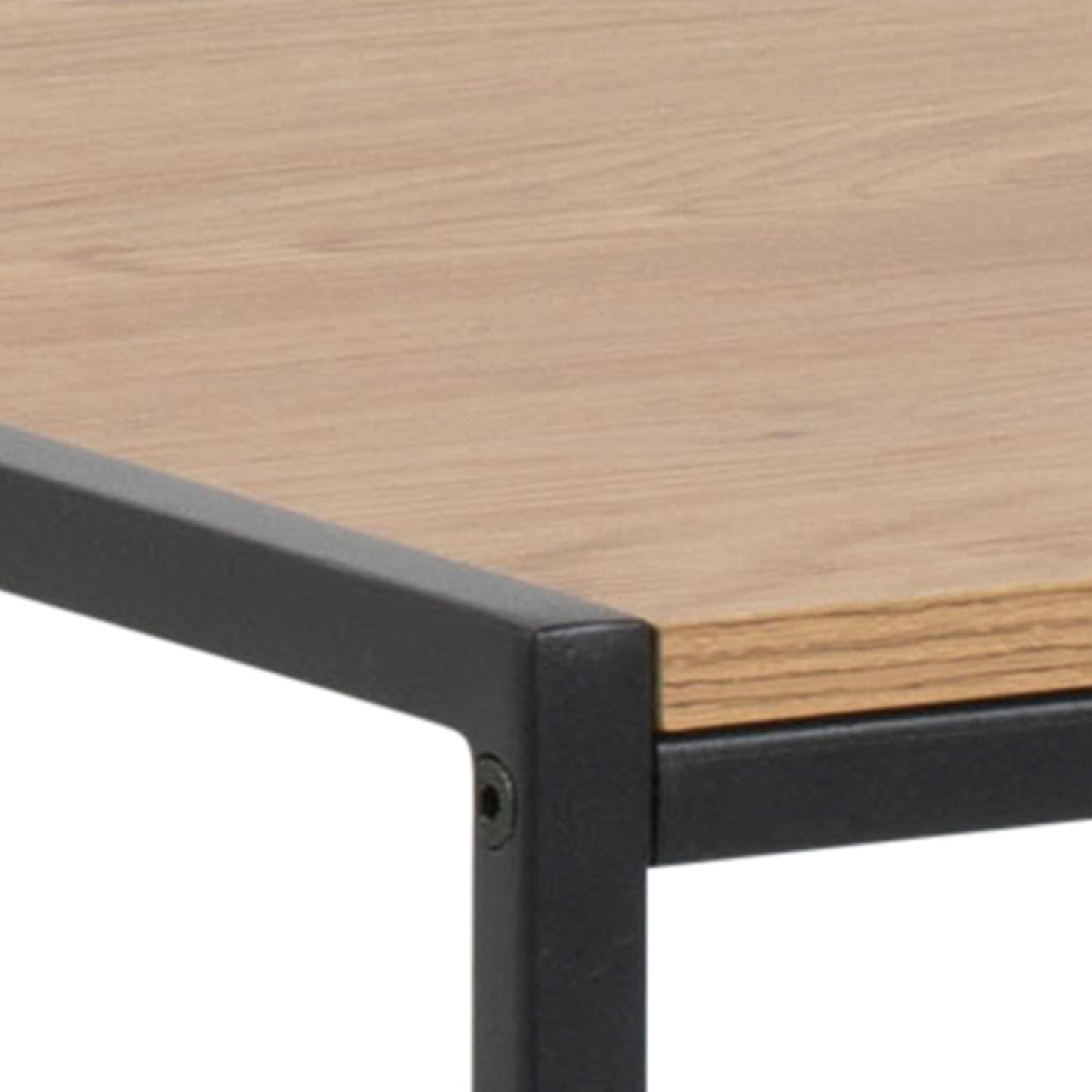 Seaford Desk in Black & Oak