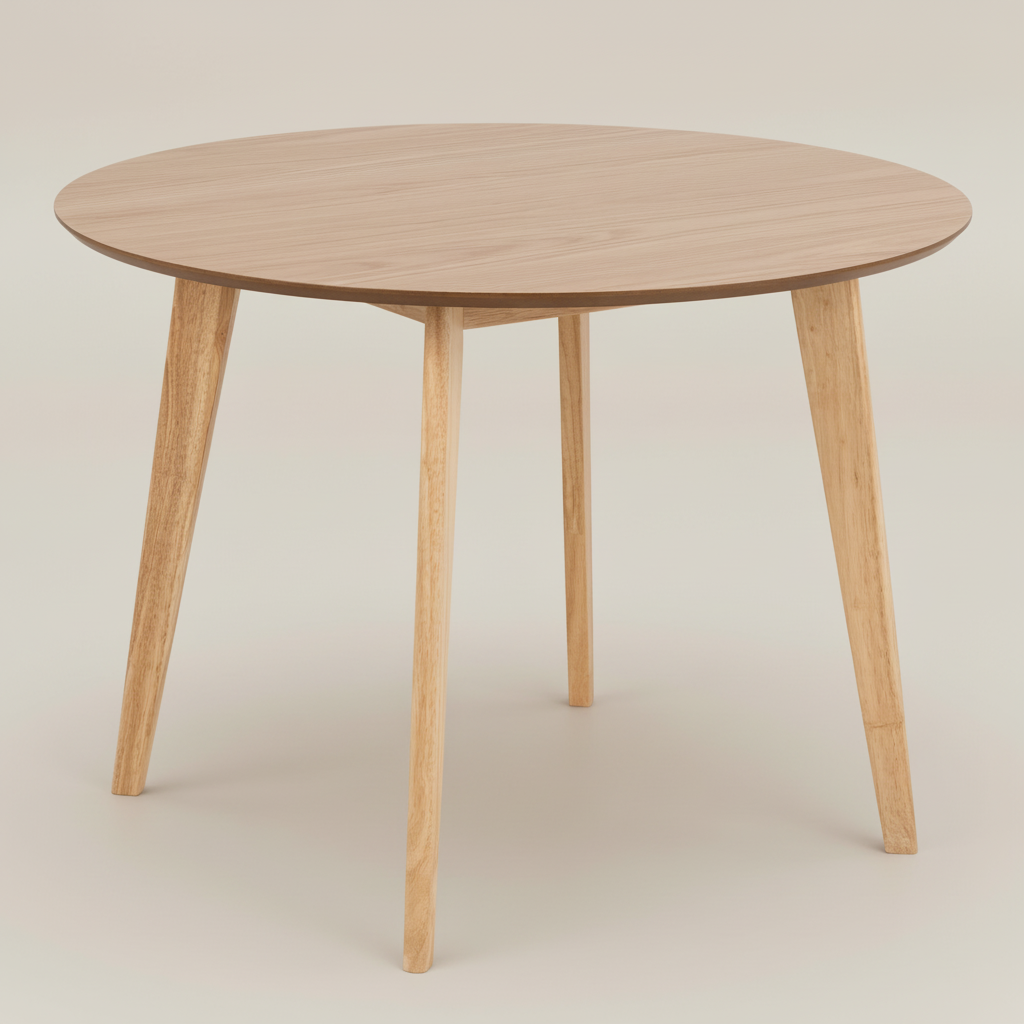 Orion Round Dining Table in Oak