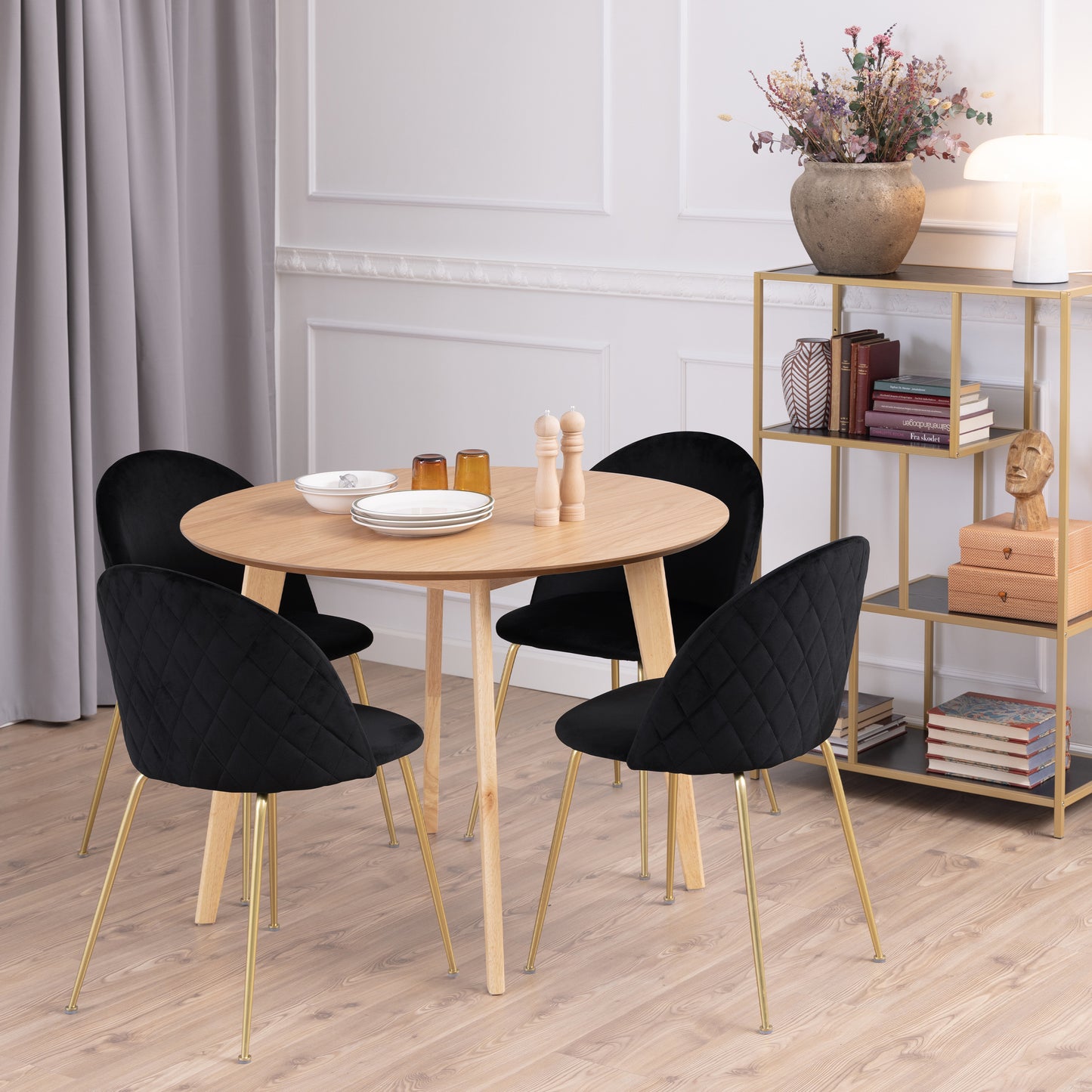 Orion Round Dining Table in Oak