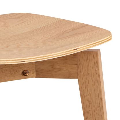 Orion Dining Table Set For 4 in Oak, Ø 105 cm