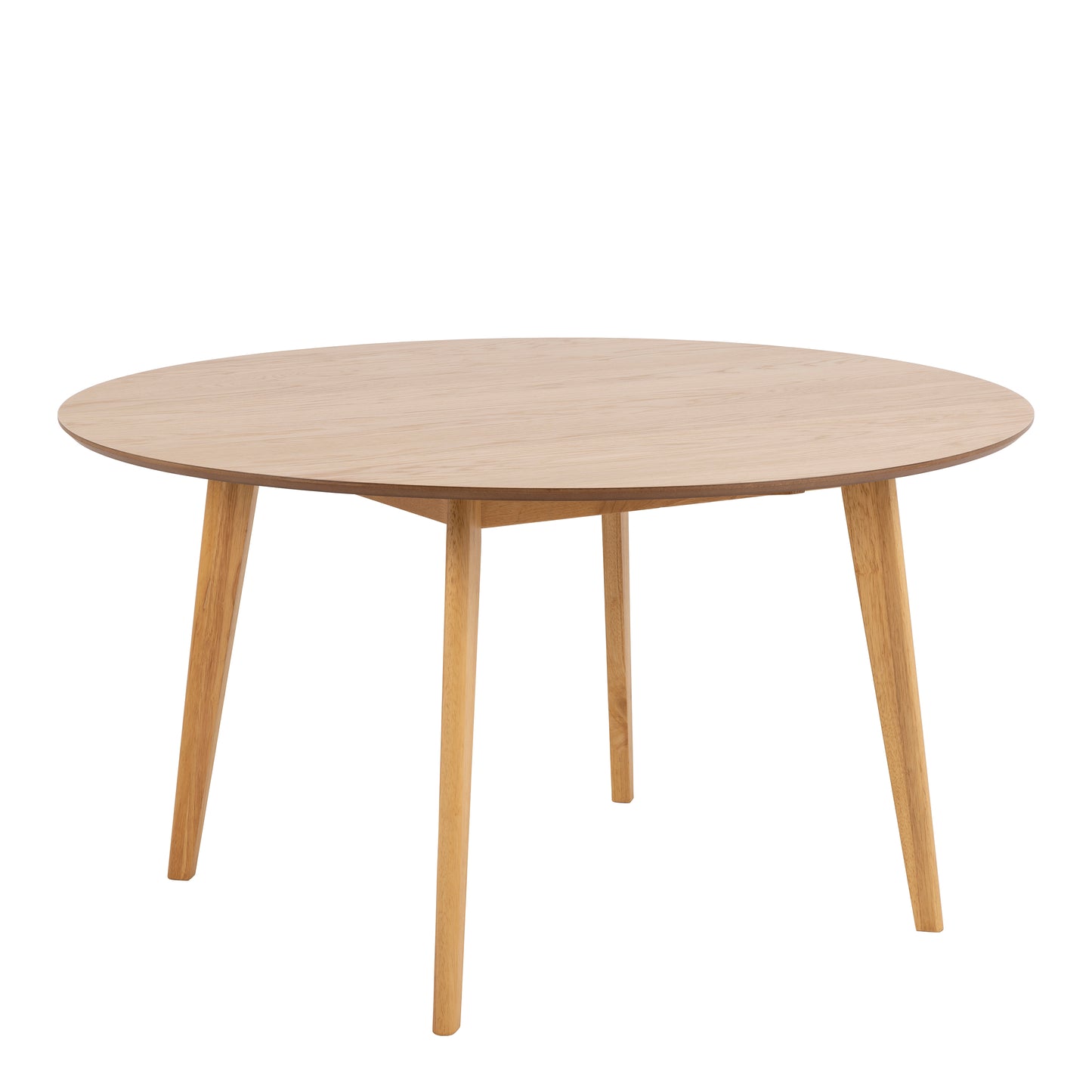 Orion Dining Table Set For 4 in Oak, Ø 140 cm