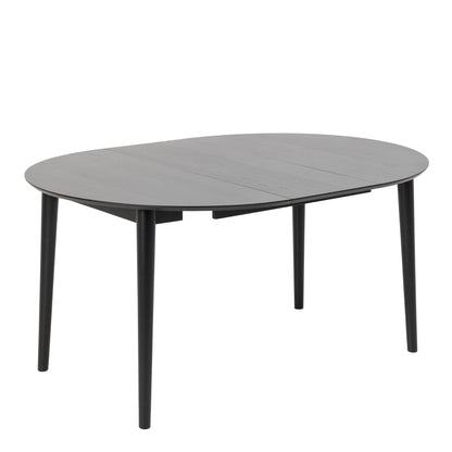 Lino Round Extending Dining Table in Black