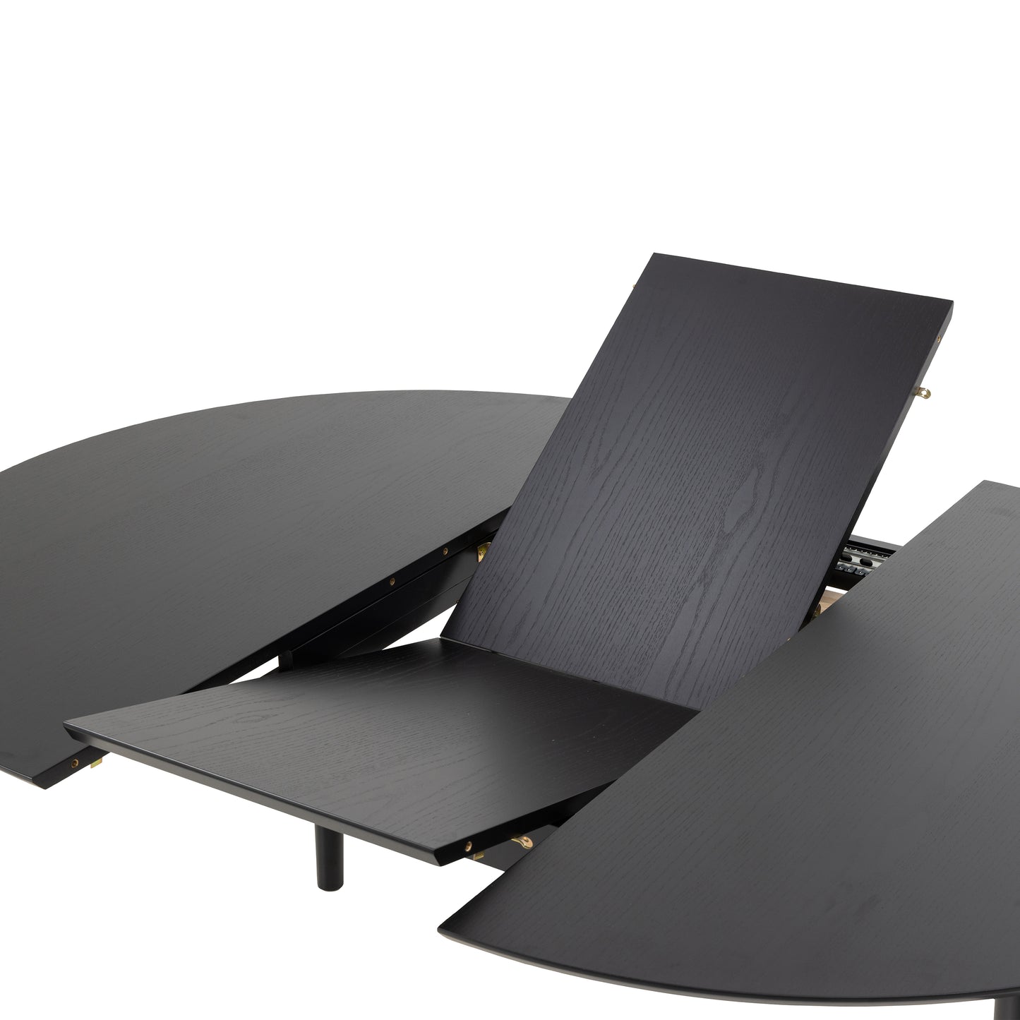 Lino Round Extending Dining Table in Black