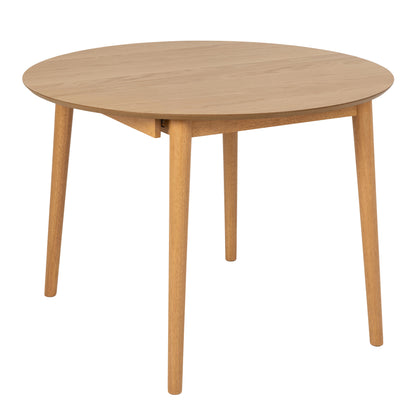 Lino Round Extending Dining Table in Oak