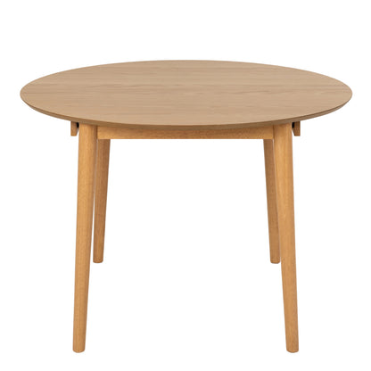 Lino Round Extending Dining Table in Oak