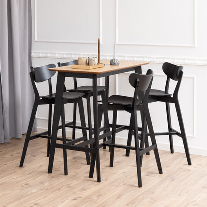 Orion Bar Stool in Black Set of 2