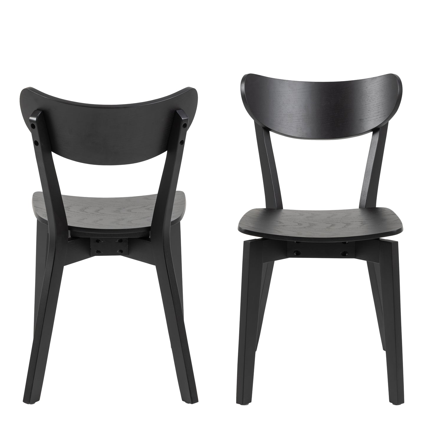 Orion Dining Chairs in Black Set of 2