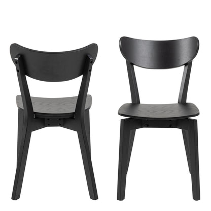 Orion Dining Chairs in Black Set of 2
