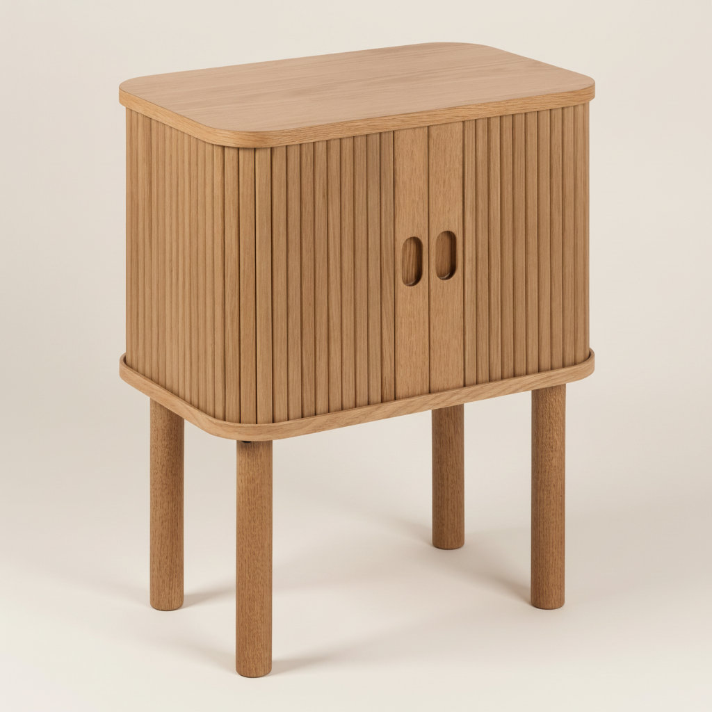 Oakridge Square Oak Bedside Cabinet