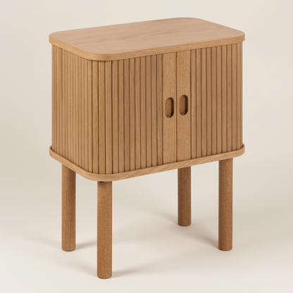 Oakridge Square Oak Bedside Cabinet