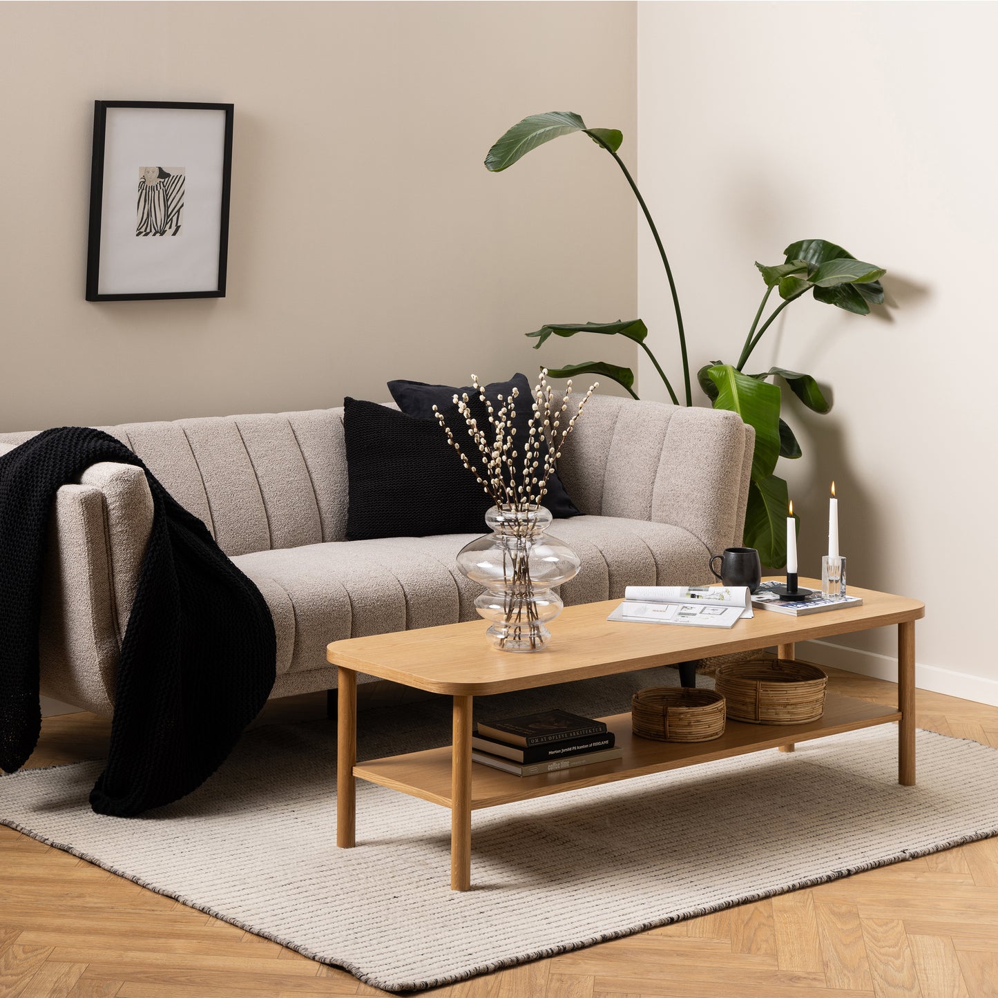 Banbury Rectangular Coffee Table in Oak