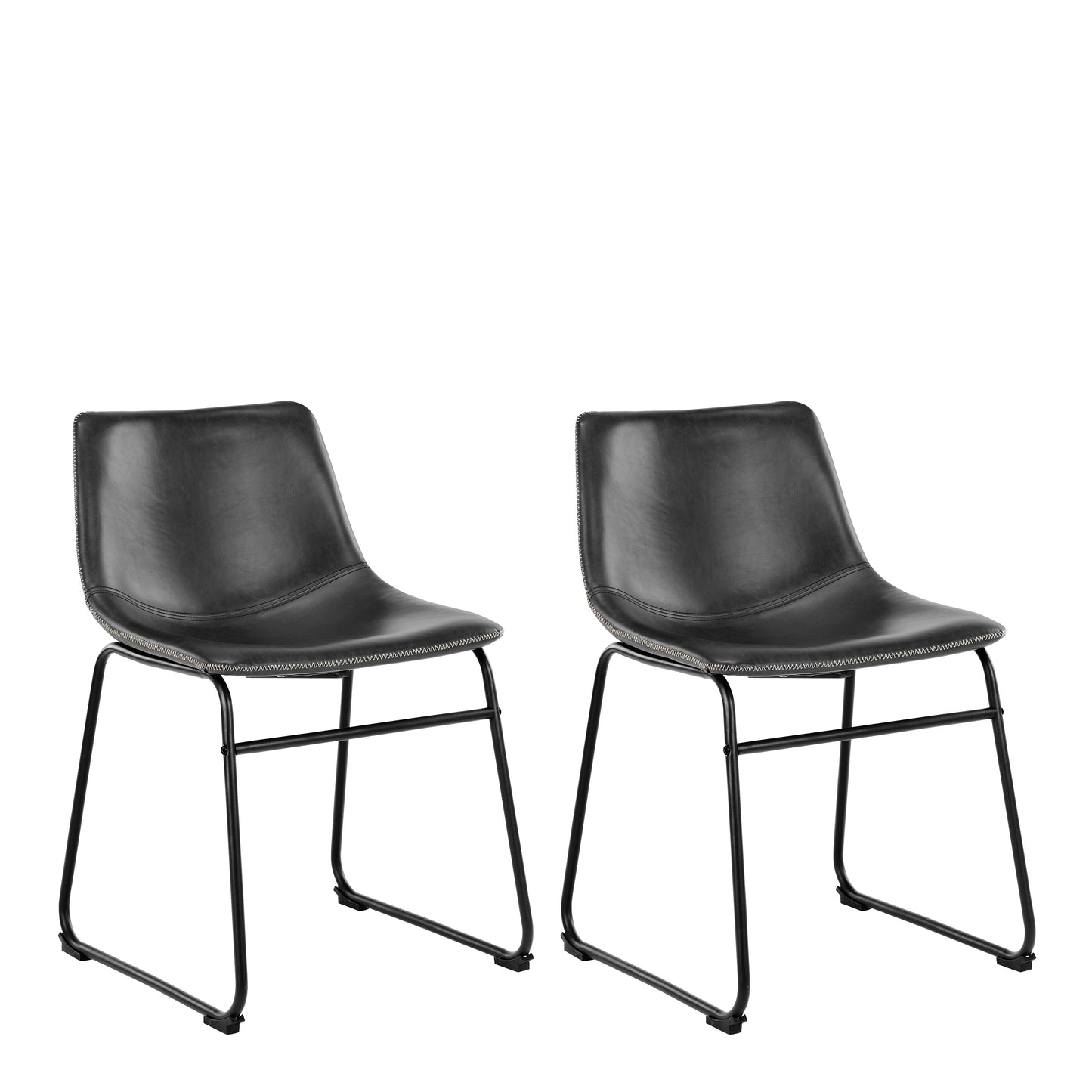 Oregon Dining Chair In Black Set of 2