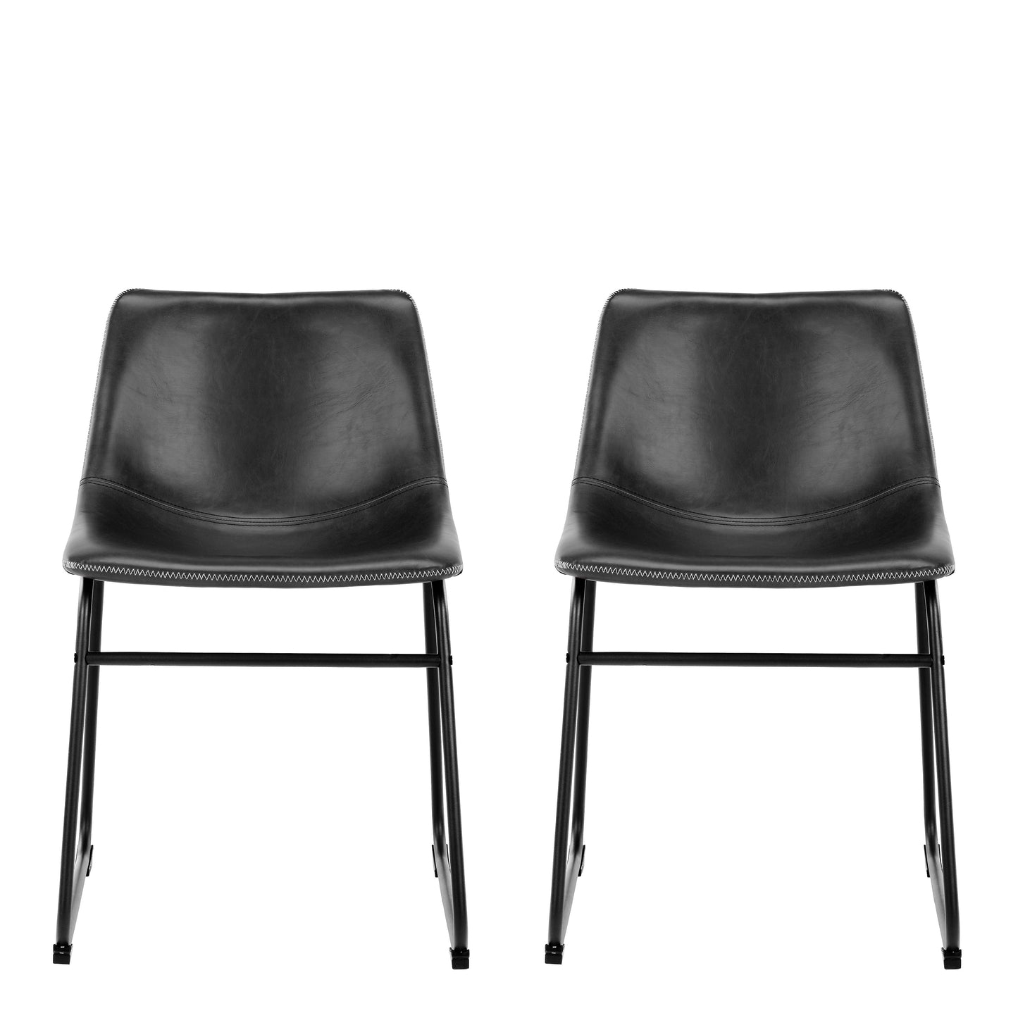 Oregon Dining Chair In Black Set of 2