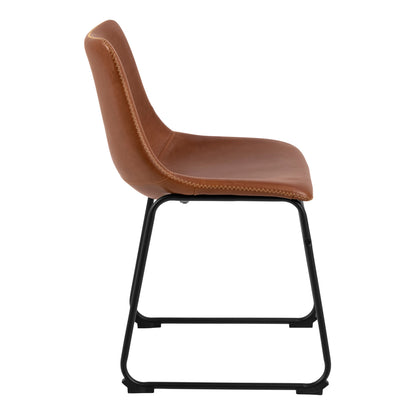 Oregon Dining Chair In Brown Set of 2