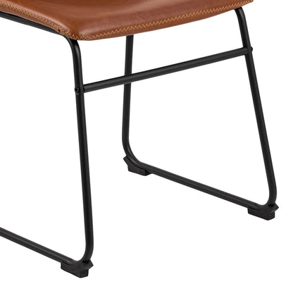 Oregon Dining Chair In Brown Set of 2