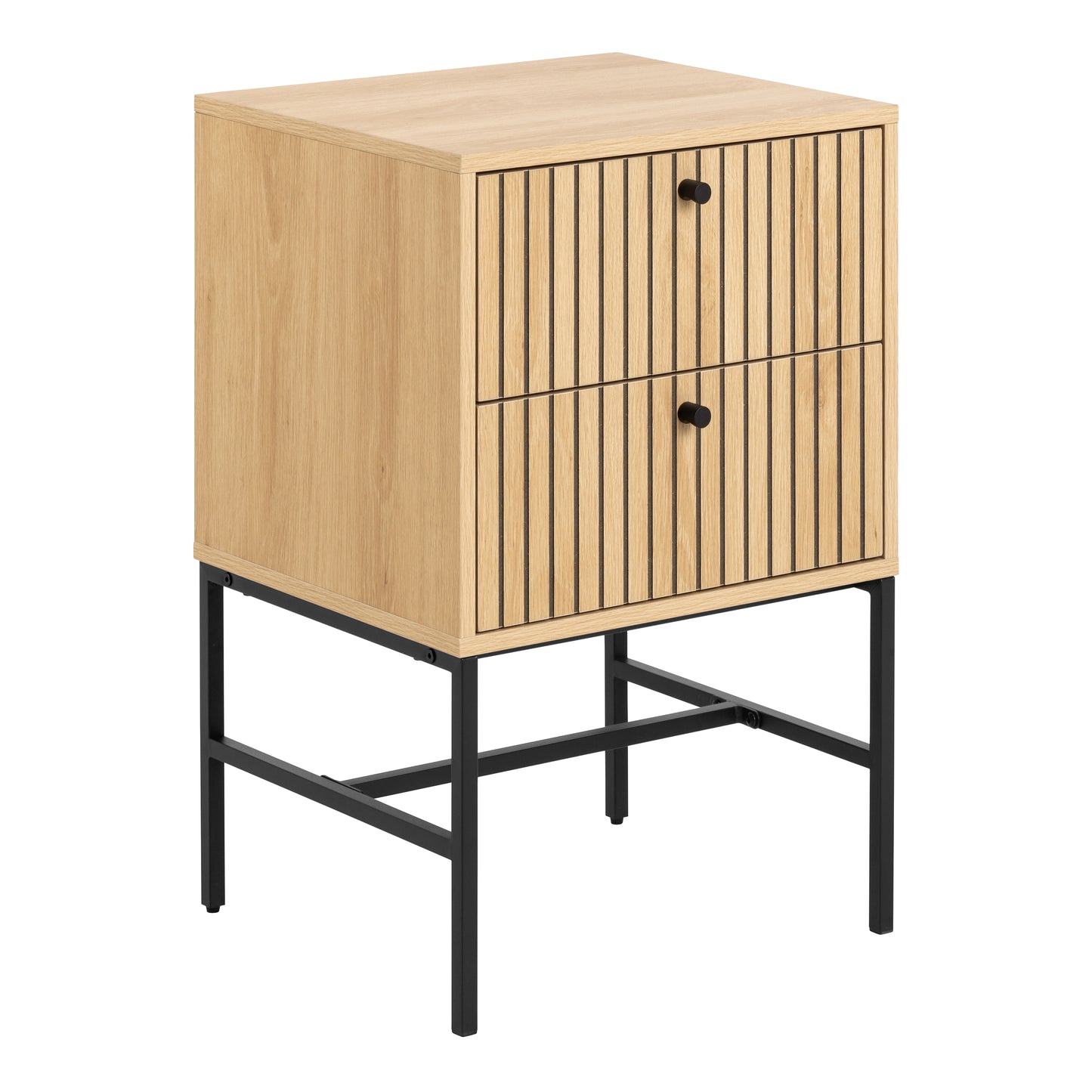 Oslo 2 Drawer Bedside Table