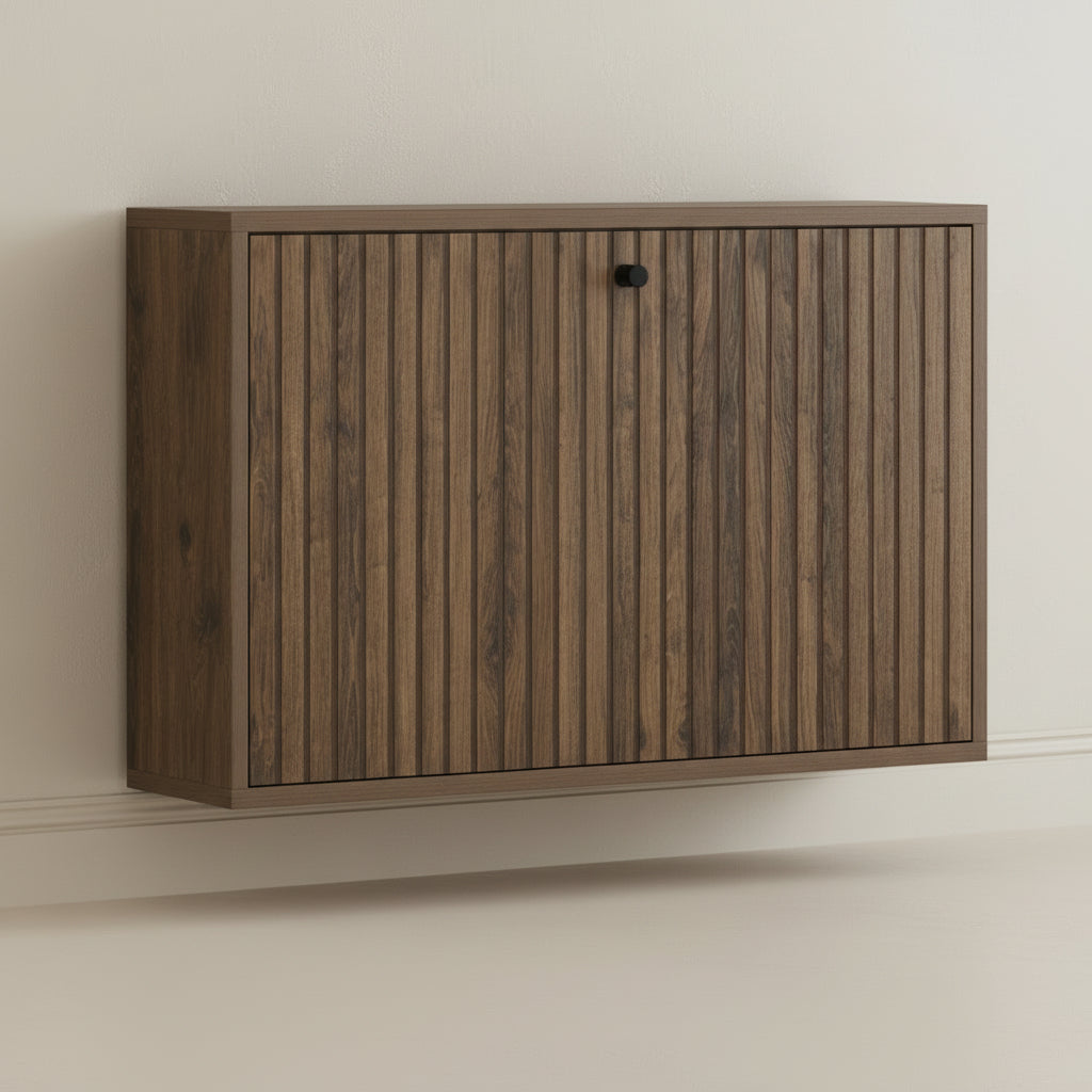 Oslo Shoe Storage in Smoked Oak