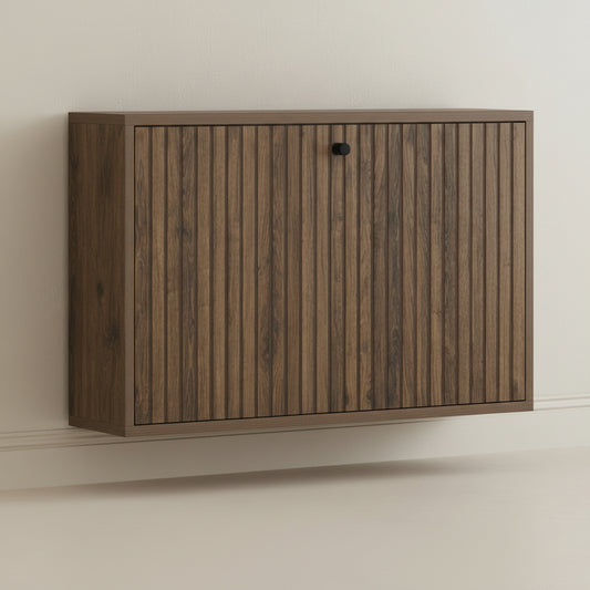 Oslo Shoe Storage in Smoked Oak