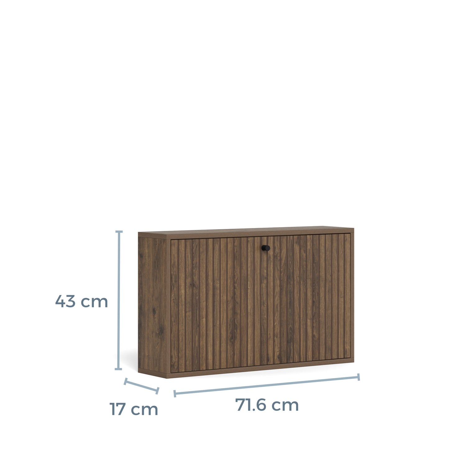 Oslo Shoe Storage in Smoked Oak