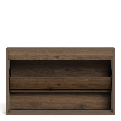 Oslo Shoe Storage in Smoked Oak