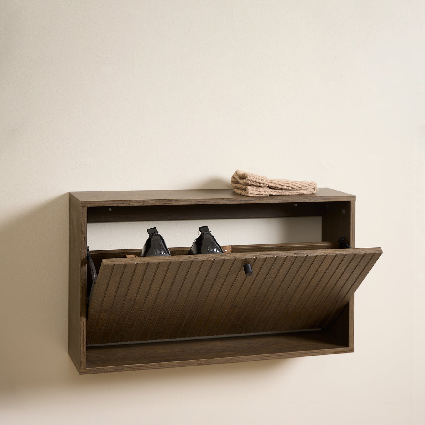 Oslo Shoe Storage in Smoked Oak