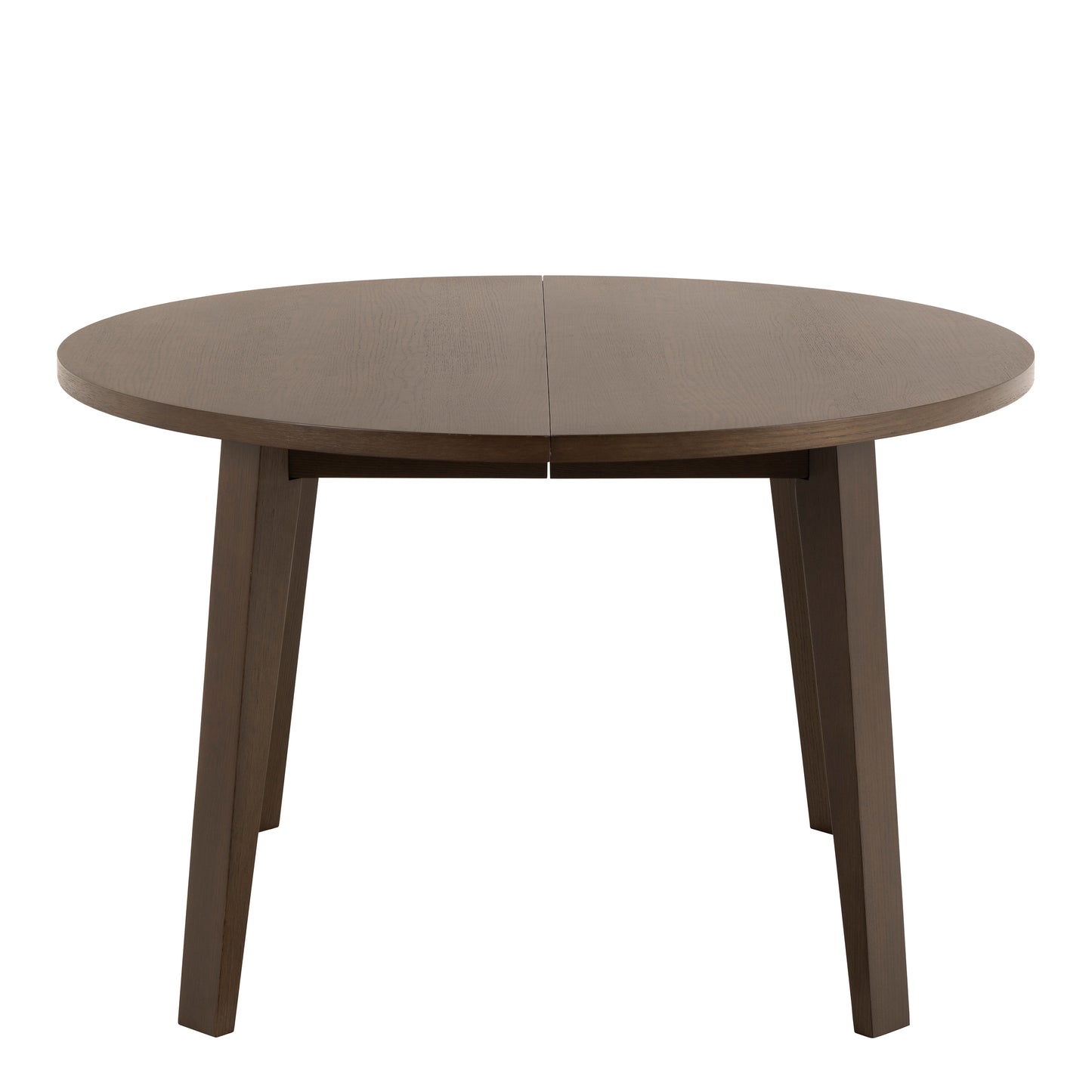 A-Line Round Extendable Dining Table Smoked Oak 120x75cm