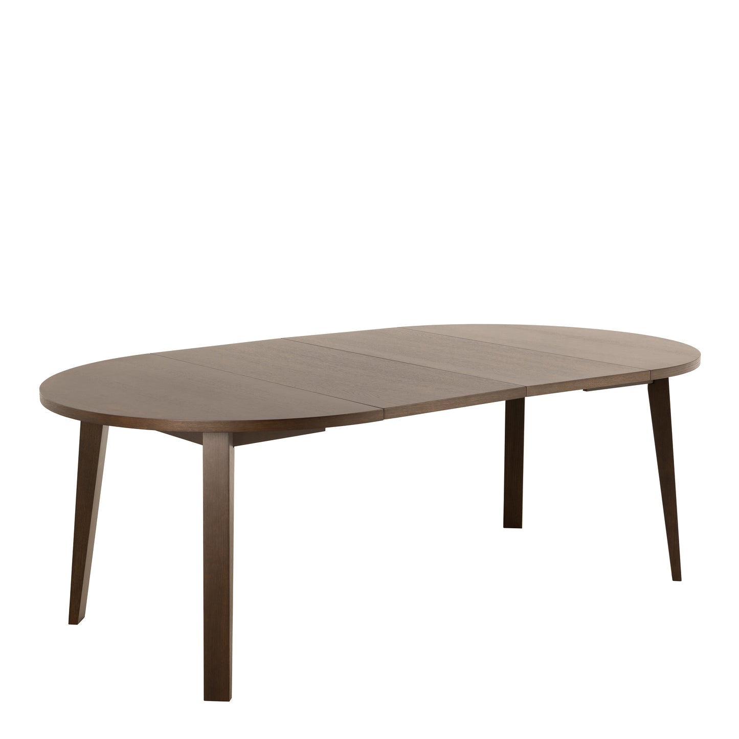 A-Line Round Extendable Dining Table Smoked Oak 120-220 cm