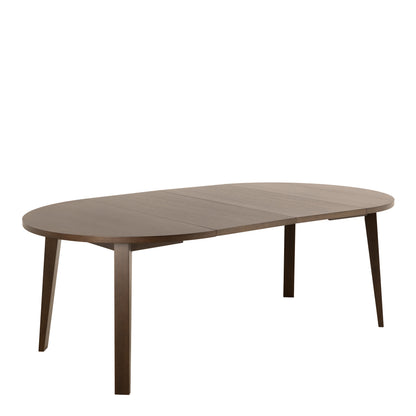 A-Line Round Extendable Dining Table Smoked Oak 120-220 cm