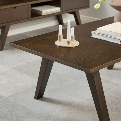 A-Line Coffee Table in Smoked Oak