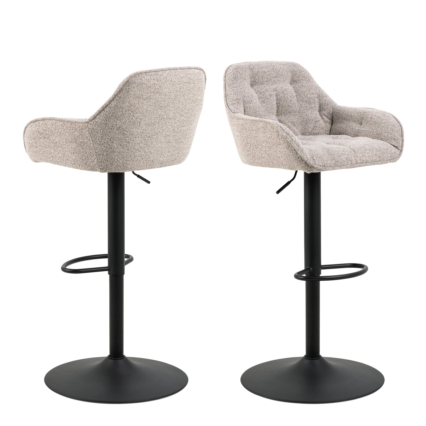 Brooklyn Bar Stool in Beige Set of 2