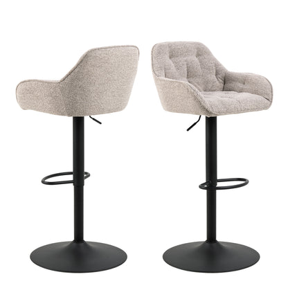 Brooklyn Bar Stool in Beige Set of 2