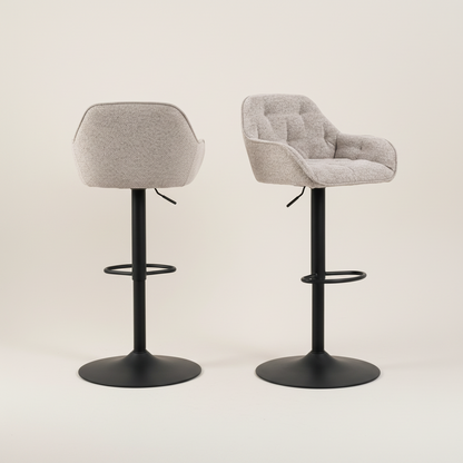 Brooklyn Bar Stool in Beige Set of 2