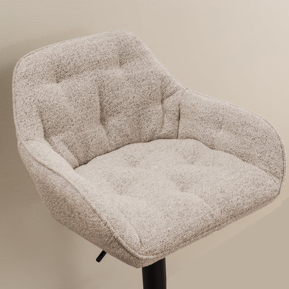 Brooklyn Bar Stool in Beige Set of 2