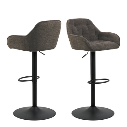 Brooklyn Bar Stool in Taupe Set of 2