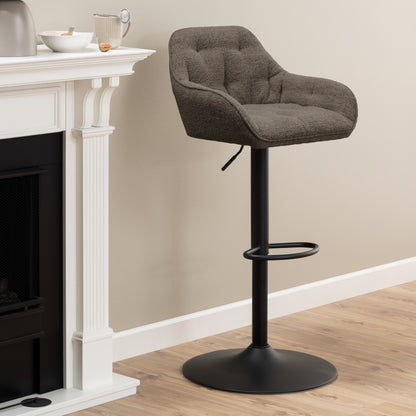 Brooklyn Bar Stool in Taupe Set of 2